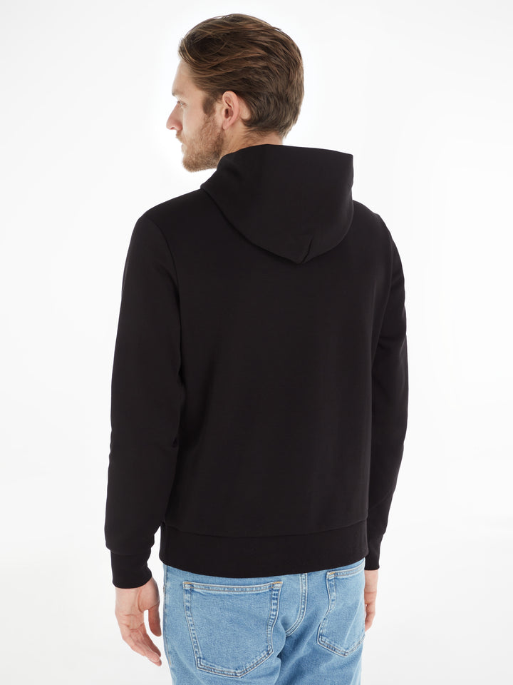 CK MICRO LOGO REPREVE HOODIE - BLACK