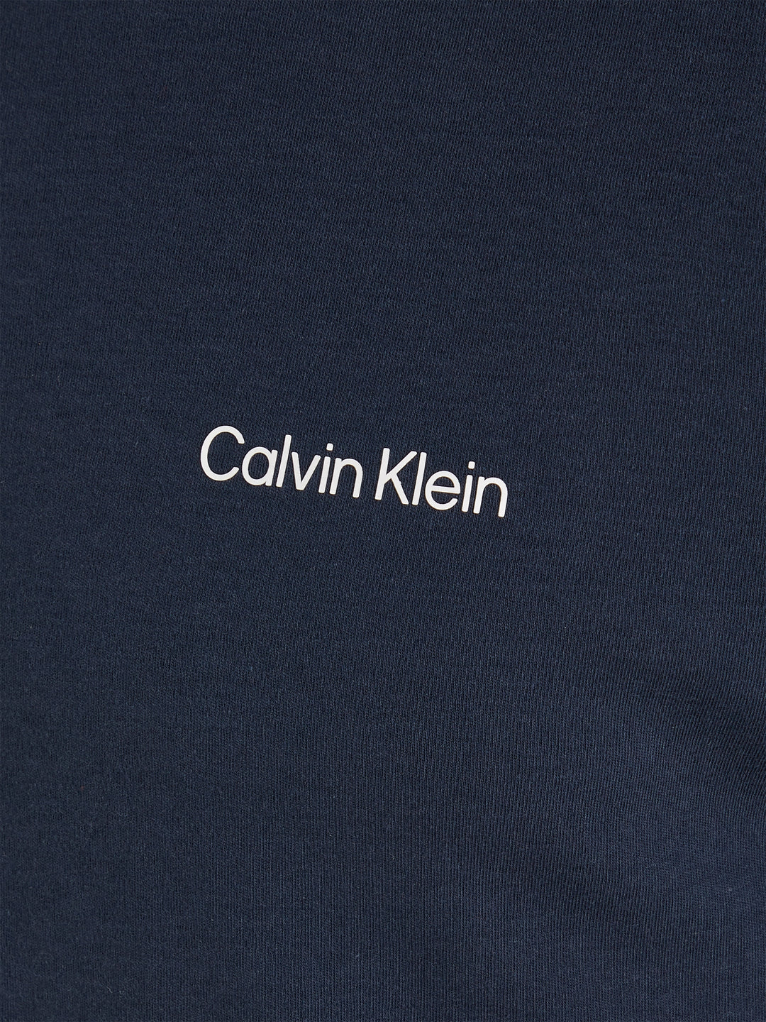 CK MICRO LOGO INTERLOCK TEE - NAVY