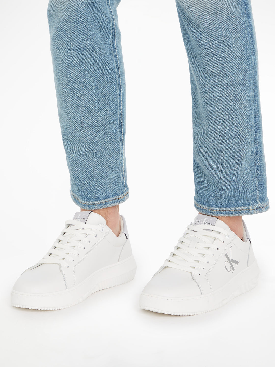 CKJ CHUNKY CUPSOLE LACEUP LTH MIX - 02T