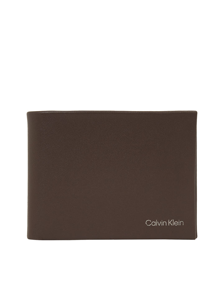 CK CONCISE BIFOLD 5CC W/COIN L - JAVA