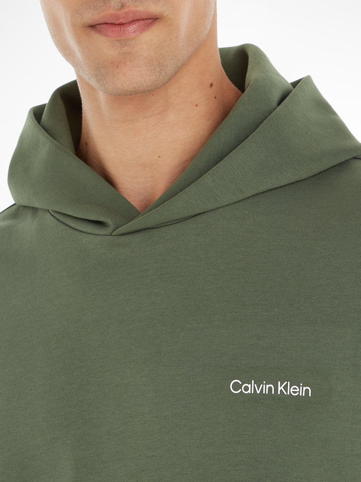 CK MICRO LOGO REPREVE HOODIE - THYME