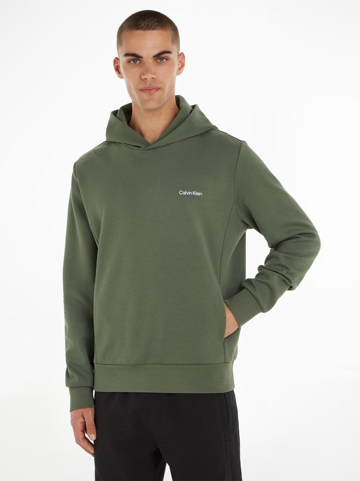 CK MICRO LOGO REPREVE HOODIE - THYME