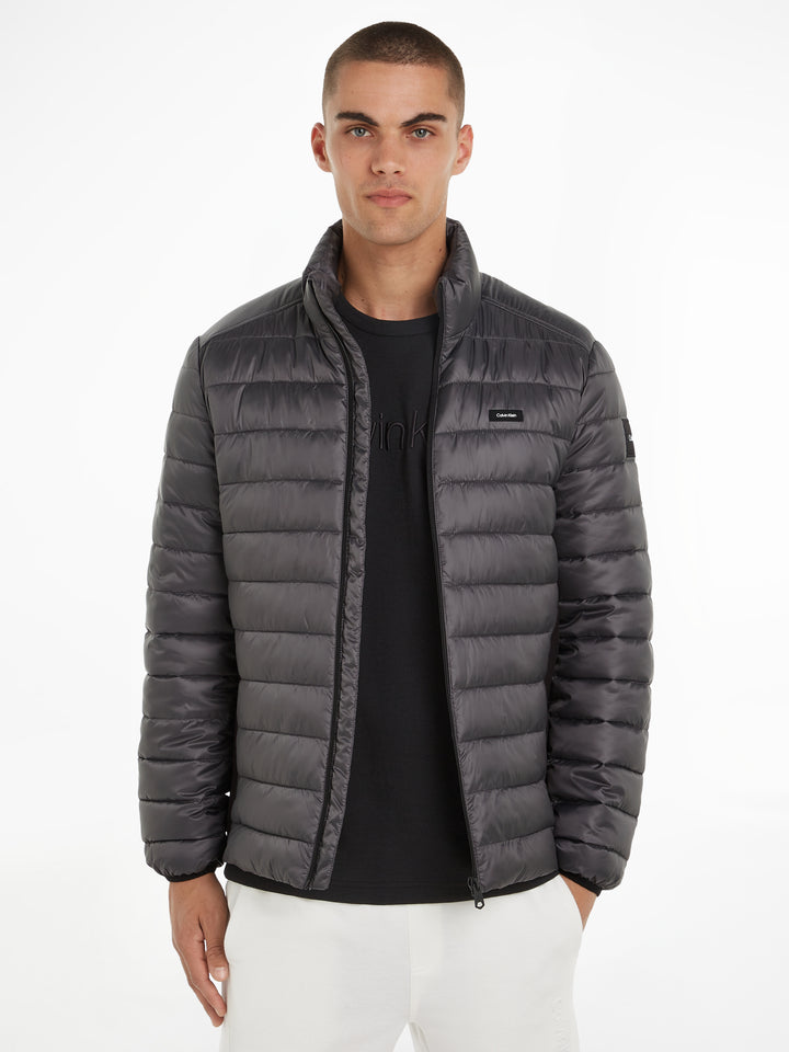 CK RECYCLED SIDE LOGO JACKET - MAGNET