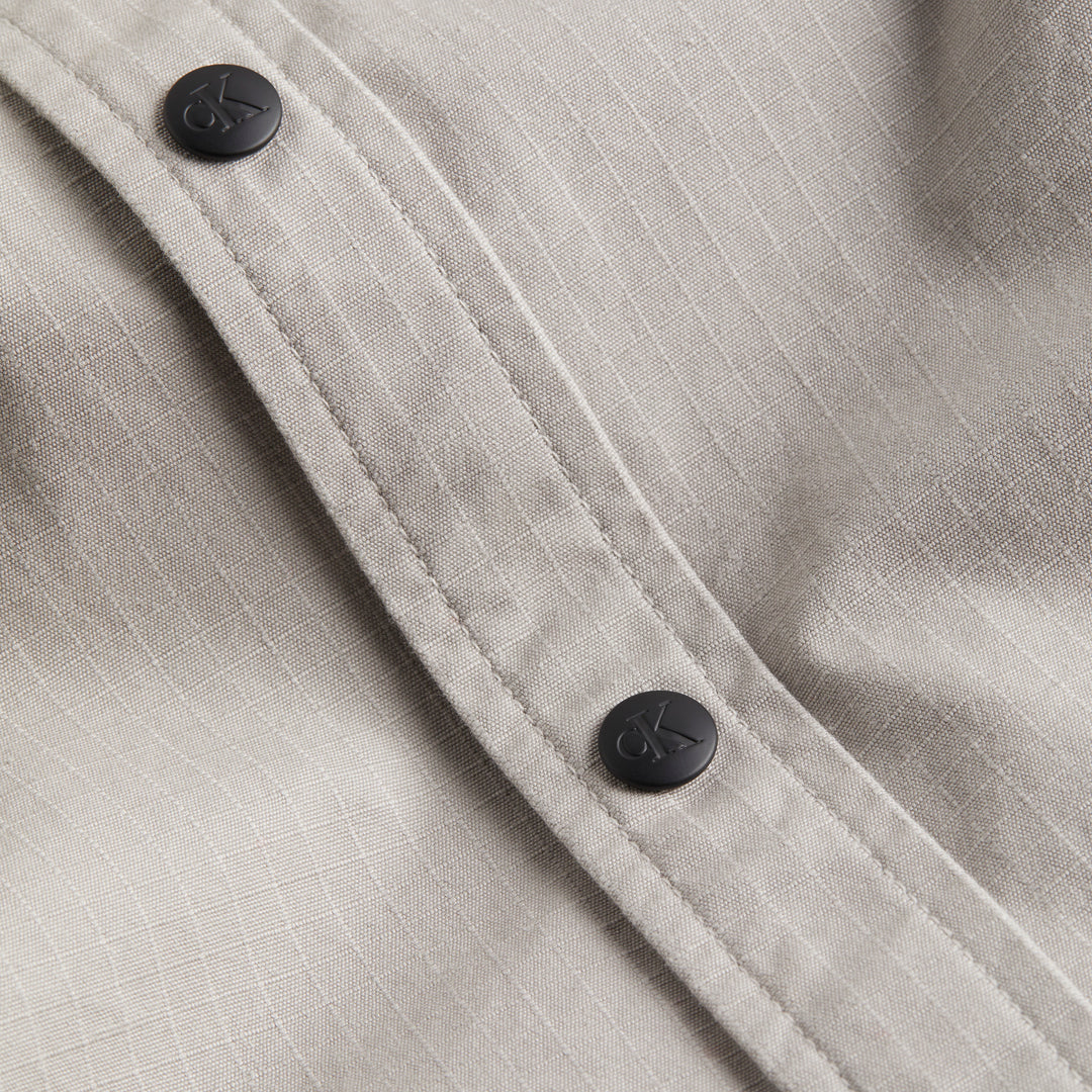 CKJ ESSENTIALS RIPSTOP SHIRT - PORPOISE