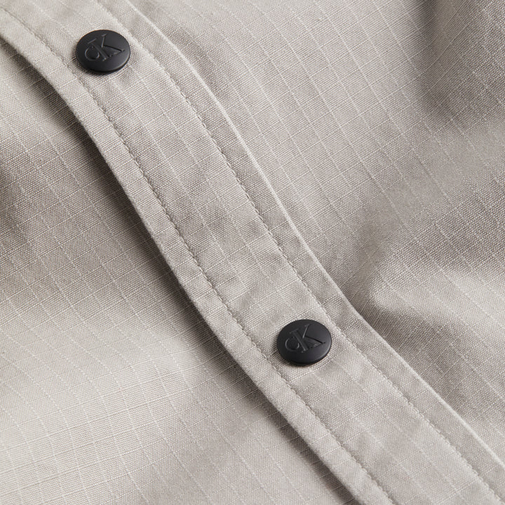CKJ ESSENTIALS RIPSTOP SHIRT - PORPOISE