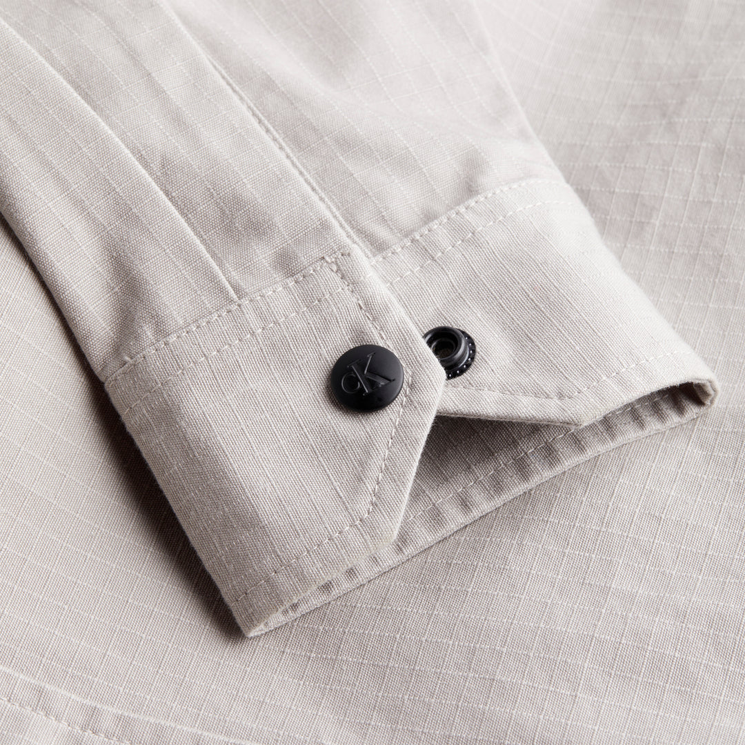 CKJ ESSENTIALS RIPSTOP SHIRT - PORPOISE