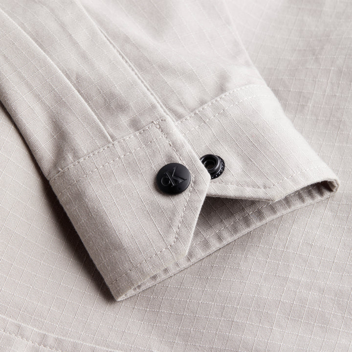 CKJ ESSENTIALS RIPSTOP SHIRT - PORPOISE