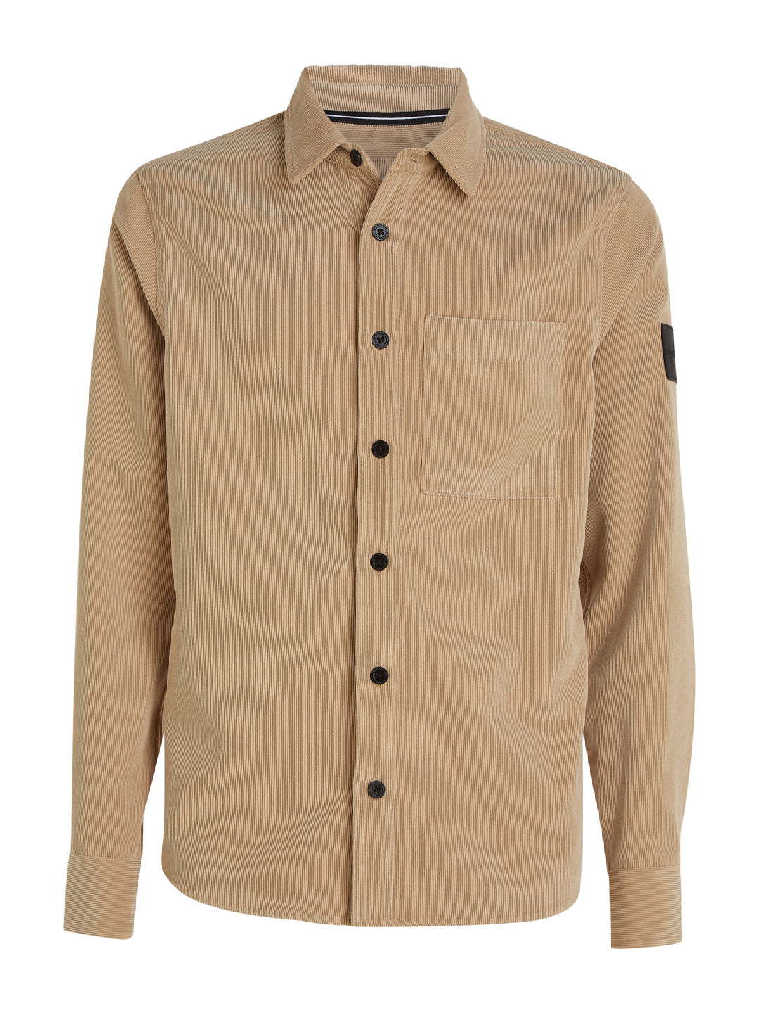 CKJ REG FIT CORDUROY SHIRT - TRAVERTINE