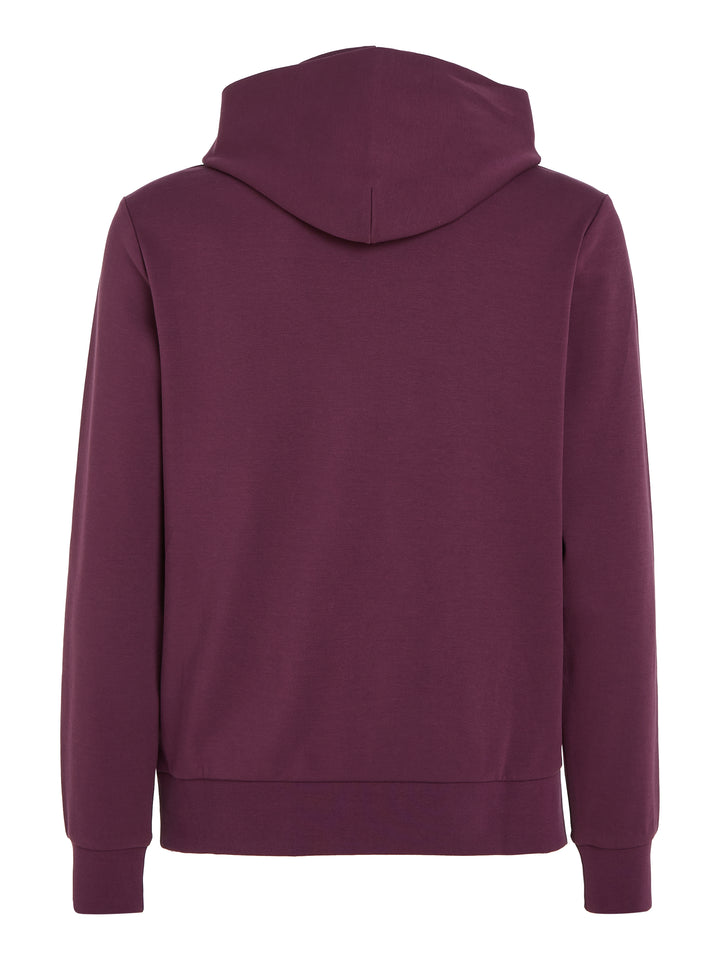 CK MICRO LOGO REPREVE HOODIE - PLUM