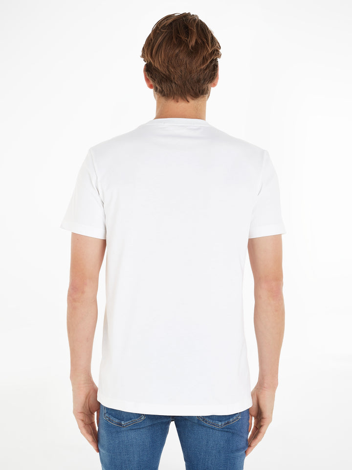 CKJ MONOLOGO REGULAR TEE - WHITE