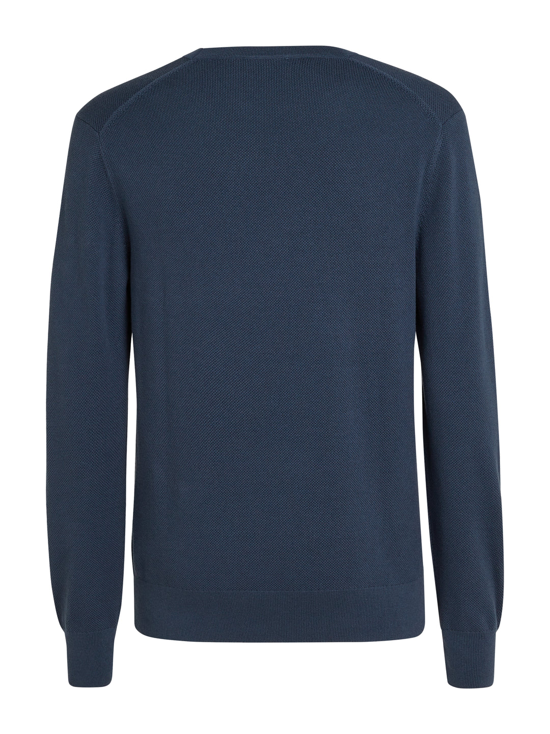 CK MICRO PIQUE STRUCTURE SWEATER - INK