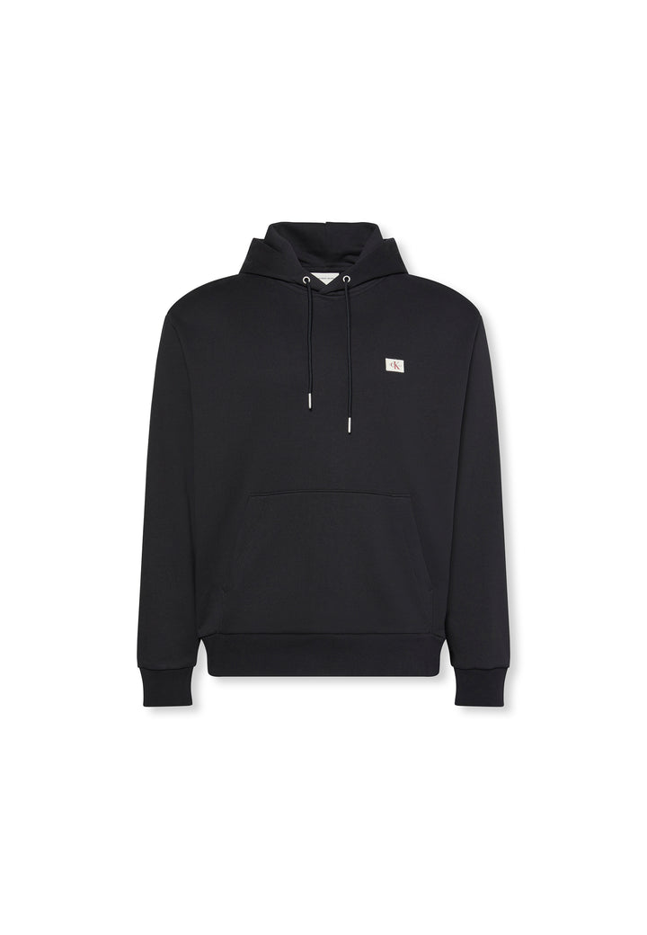 CKJ 350TERRY BADGE HOODIE - BLACK