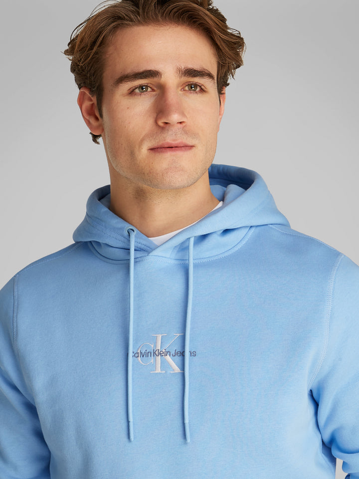 CKJ MONOLOGO HOODIE - BLUE BELL