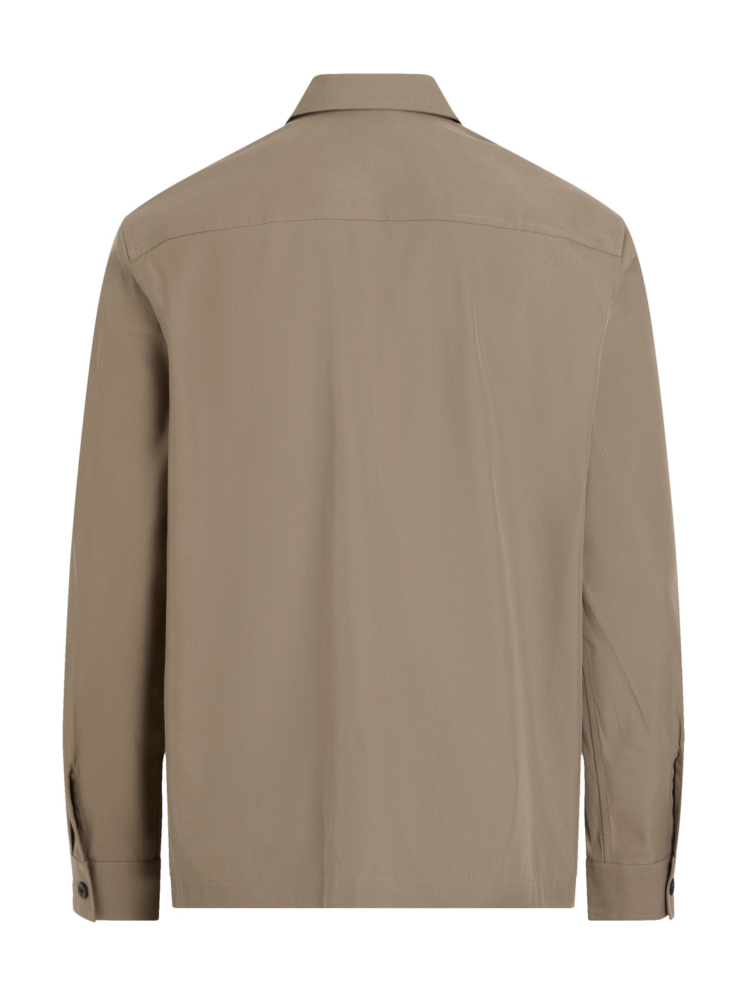 CK COTTON BLEND OVERSHIRT - FOSSIL