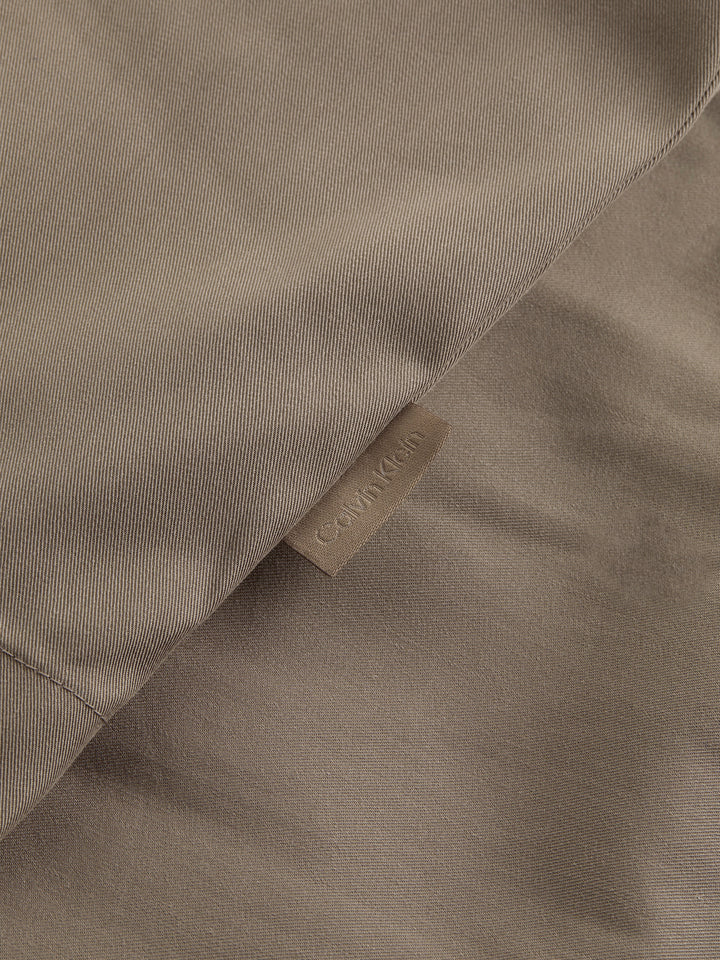 CK COTTON BLEND OVERSHIRT - FOSSIL