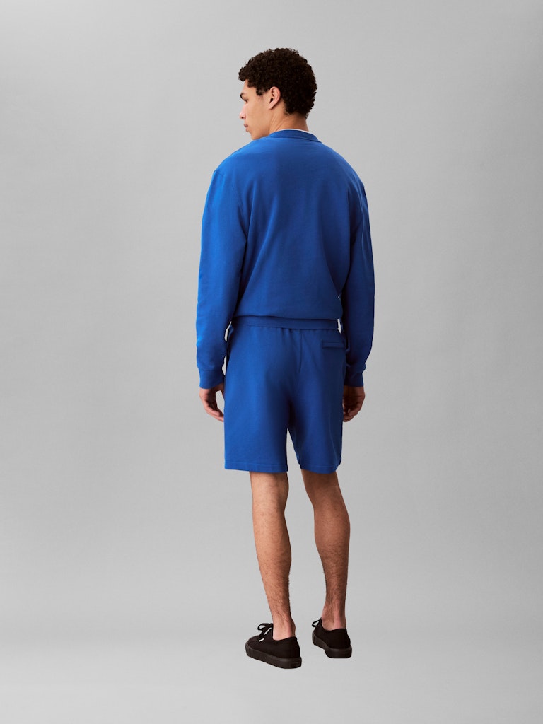 CKJ  EU 350TERRY BADGE SHORT - BLUE