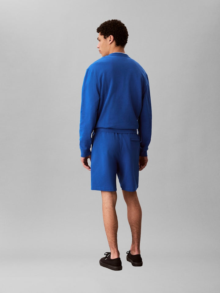 CKJ  EU 350TERRY BADGE SHORT - BLUE