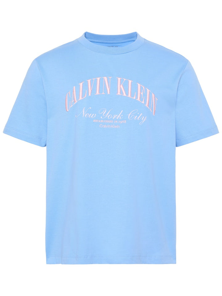 CKJ 20S MARCH GRAPHIC SEASONAL TEE - BLUE