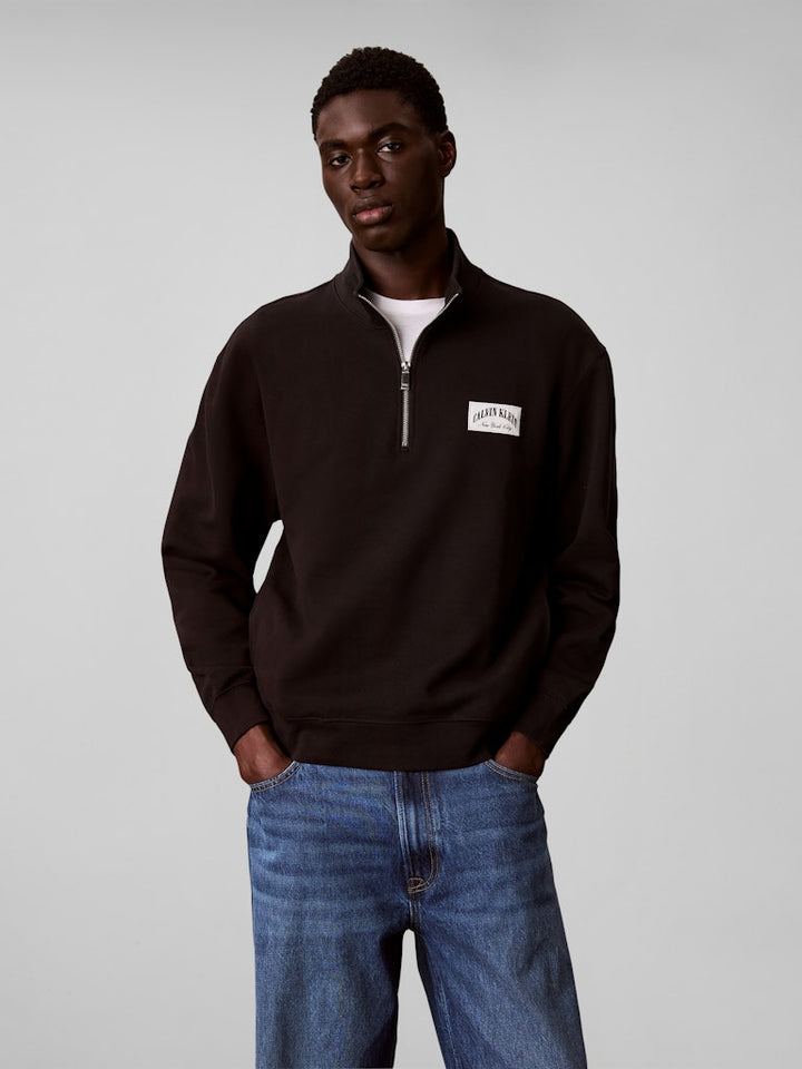 CKJ 350TERRY COLLEGIATE BADGE 1/4 - BLACK
