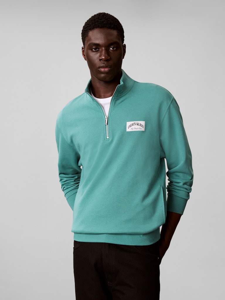 CKJ 350TERRY COLLEGIATE BADGE 1/4 - WILD GREEN