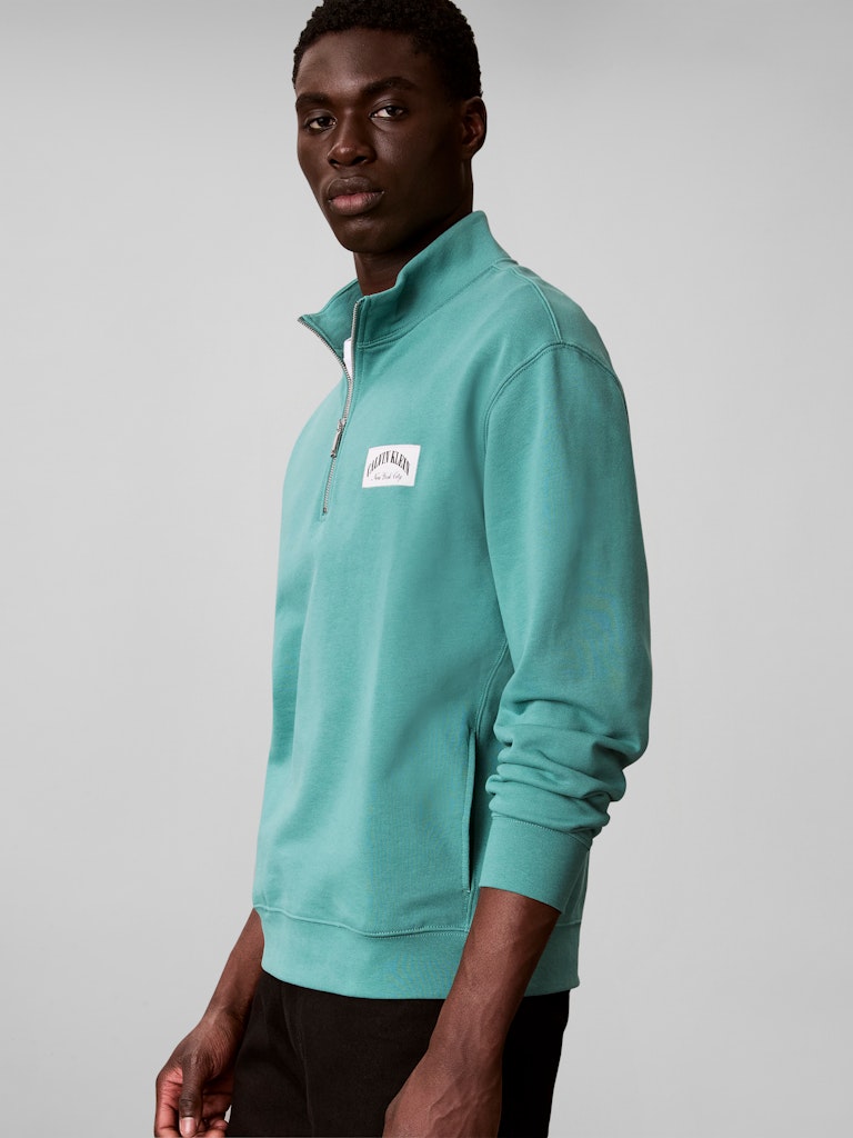 CKJ 350TERRY COLLEGIATE BADGE 1/4 - WILD GREEN