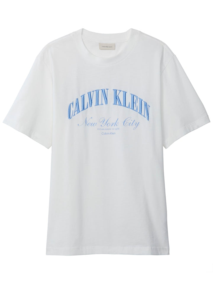 CKJ 20S MARCH GRAPHIC SEASONAL TEE - WHITE