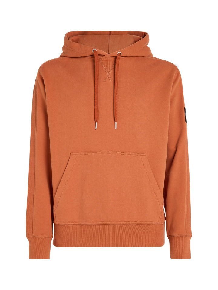 CKJ BADGE HOODIE - AUBURN