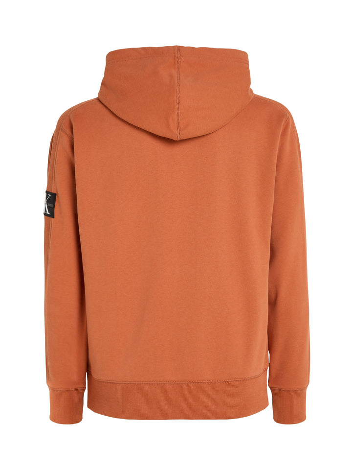 CKJ BADGE HOODIE - AUBURN