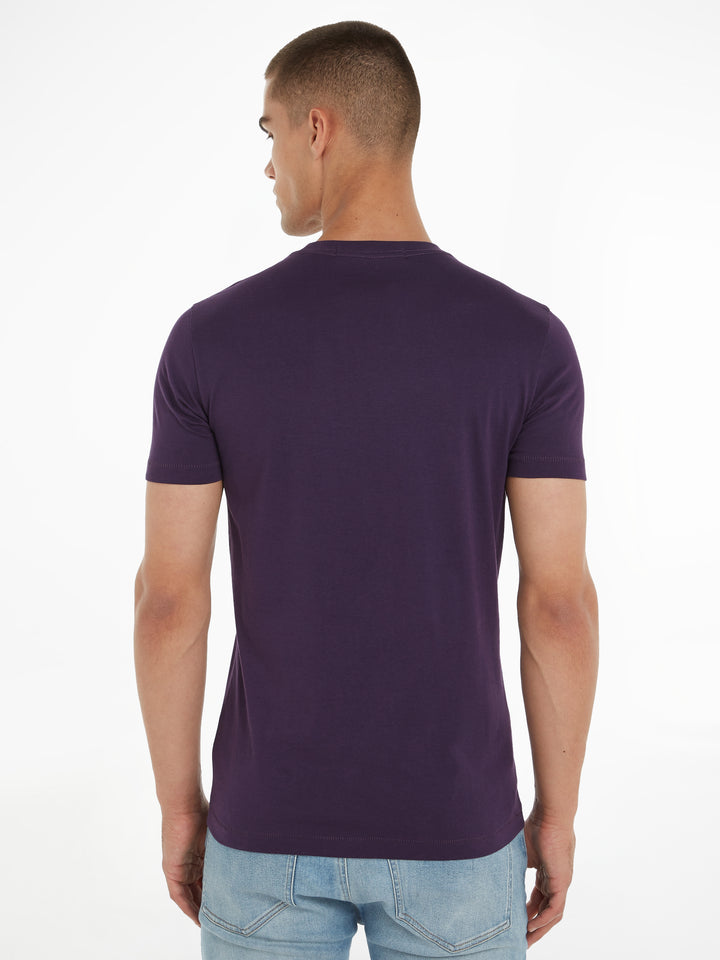 CKJ INSTIT LOGO TEE - PURPLE VELVET