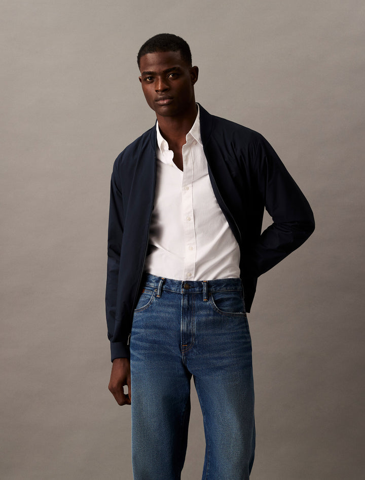 CK MATTE BOMBER - NAVY