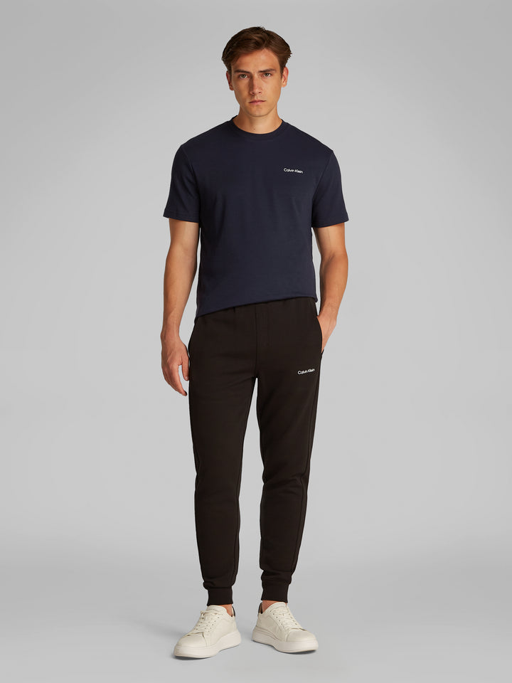 CK MICRO LOGO INTERLOCK T-SHIRT - NIGHT