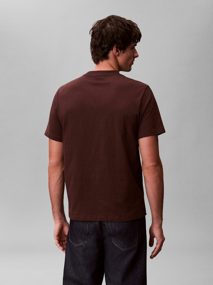CALVIN KLEIN JEANS SS HERO MONOLOGO TEE - RICH BROWN