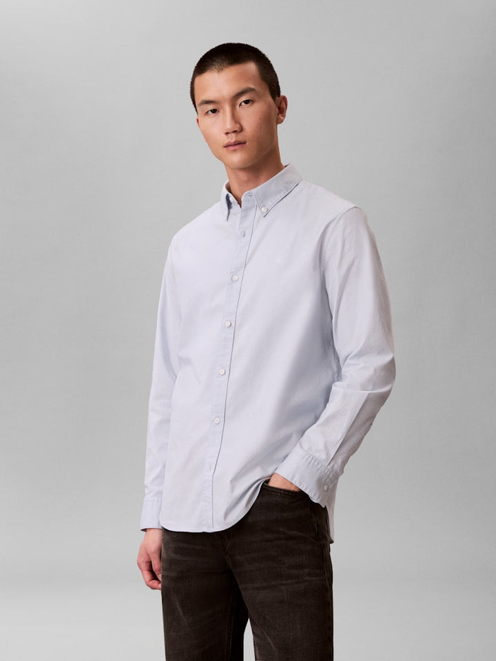 CKJ LS SOLID OXFORD CLASSIC SHIRT - PLEIN AIR
