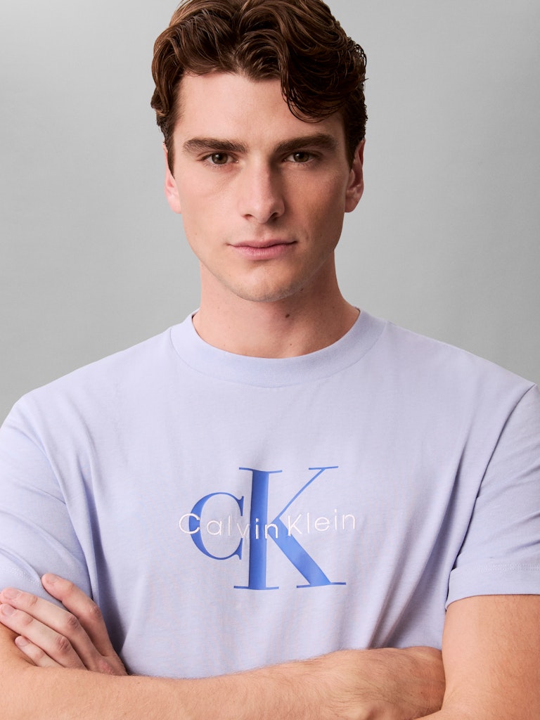CALVIN KLEIN JEANS SS HERO MONOLOGO TEE - CASUAL BLUE