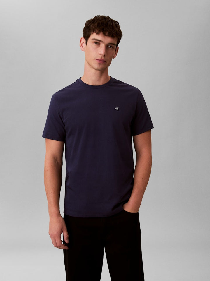 CALVIN KLEIN JEANS SS CLASSIC MONOGRAM TEE - MARITIME BLUE