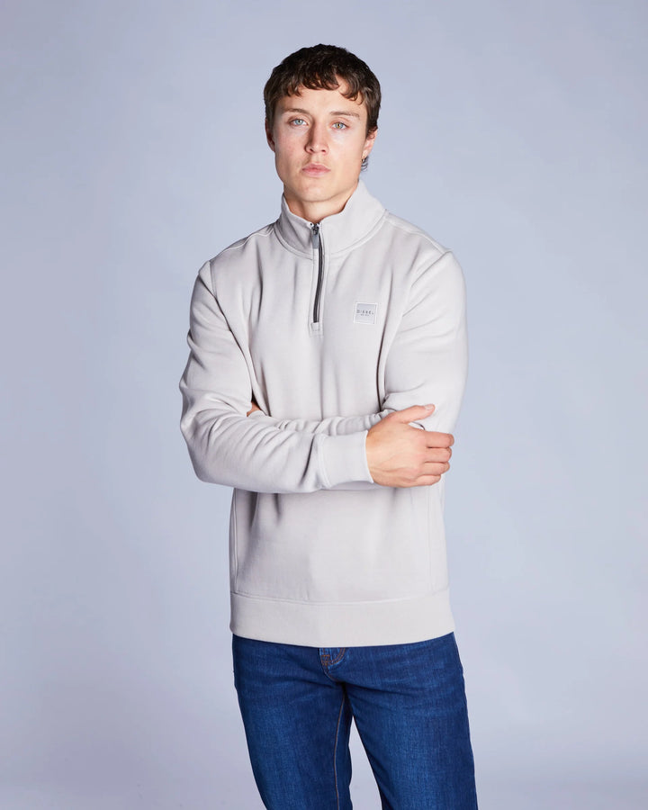 DIESEL DAX HALF ZIP - BEACHCOMBER