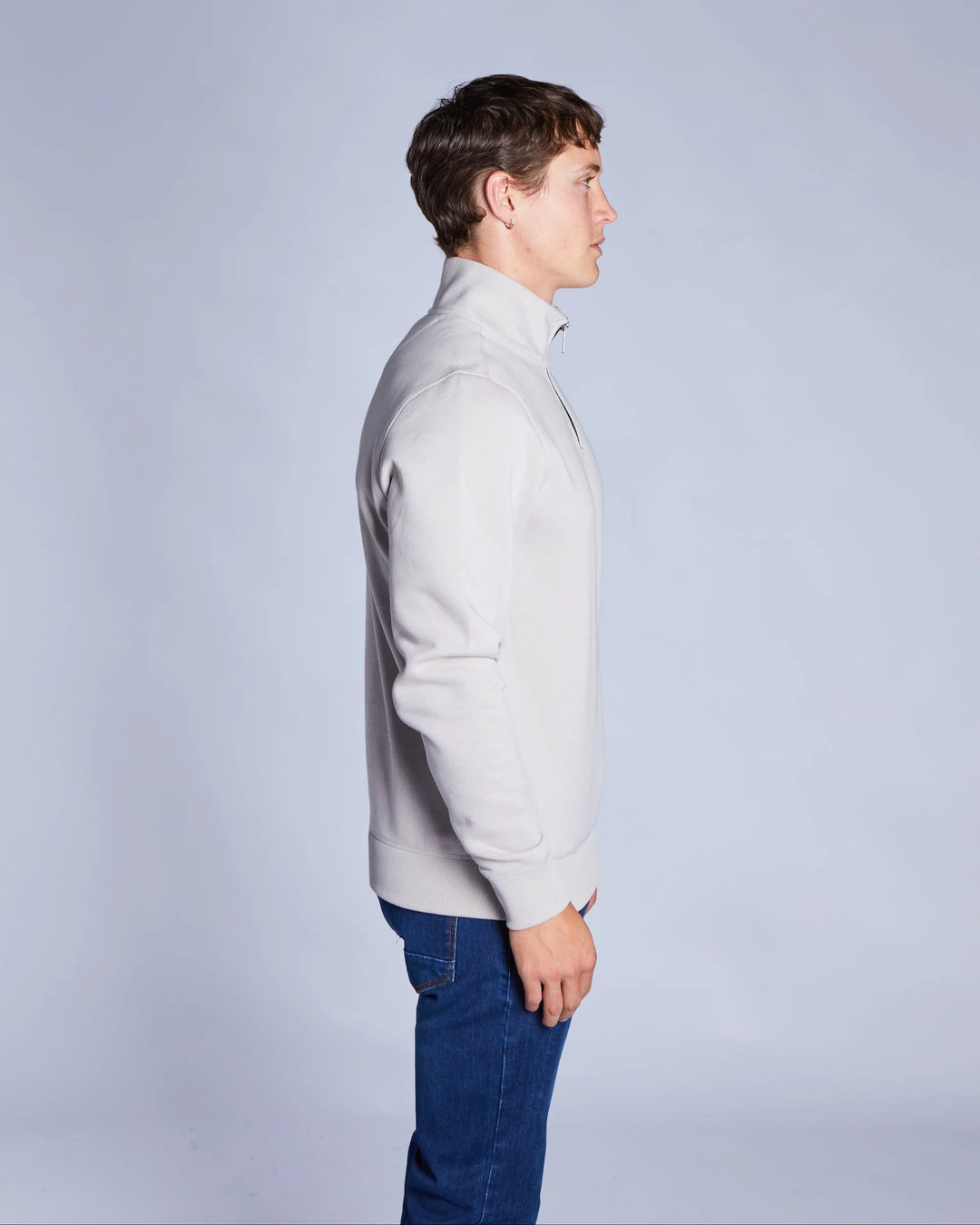 DIESEL DAX HALF ZIP - BEACHCOMBER