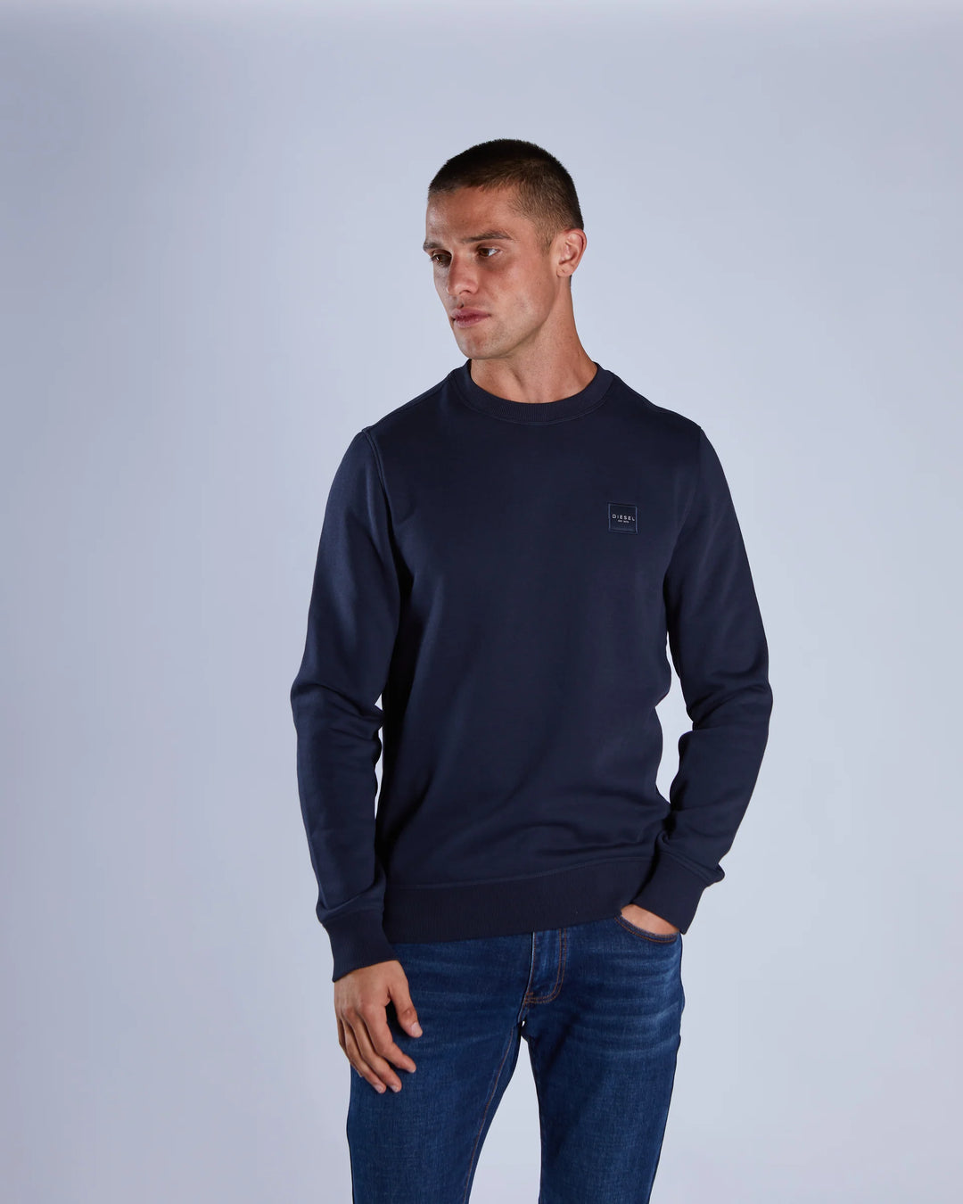 DIESEL DEVAN SWEATSHIRT - NAVY
