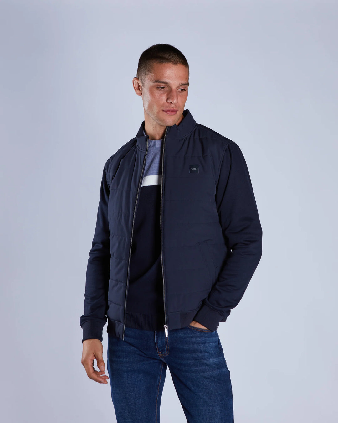 DIESEL DIEGO HYBRID JACKET - MIDNIGHT