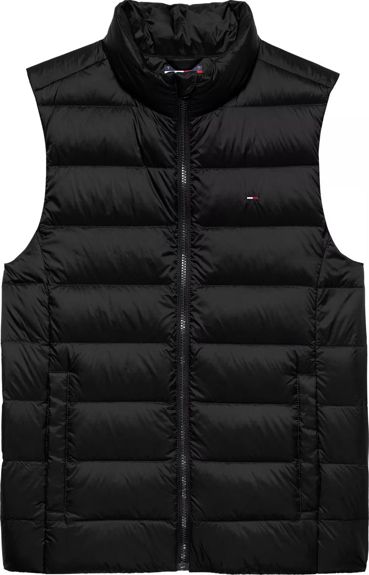 TOMMY JEANS LIGHTT DOWN VEST EXT - BLACK