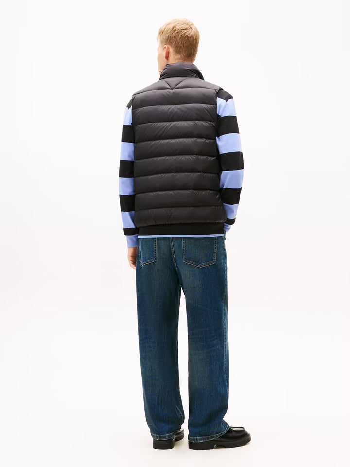 TOMMY JEANS LIGHTT DOWN VEST EXT - BLACK