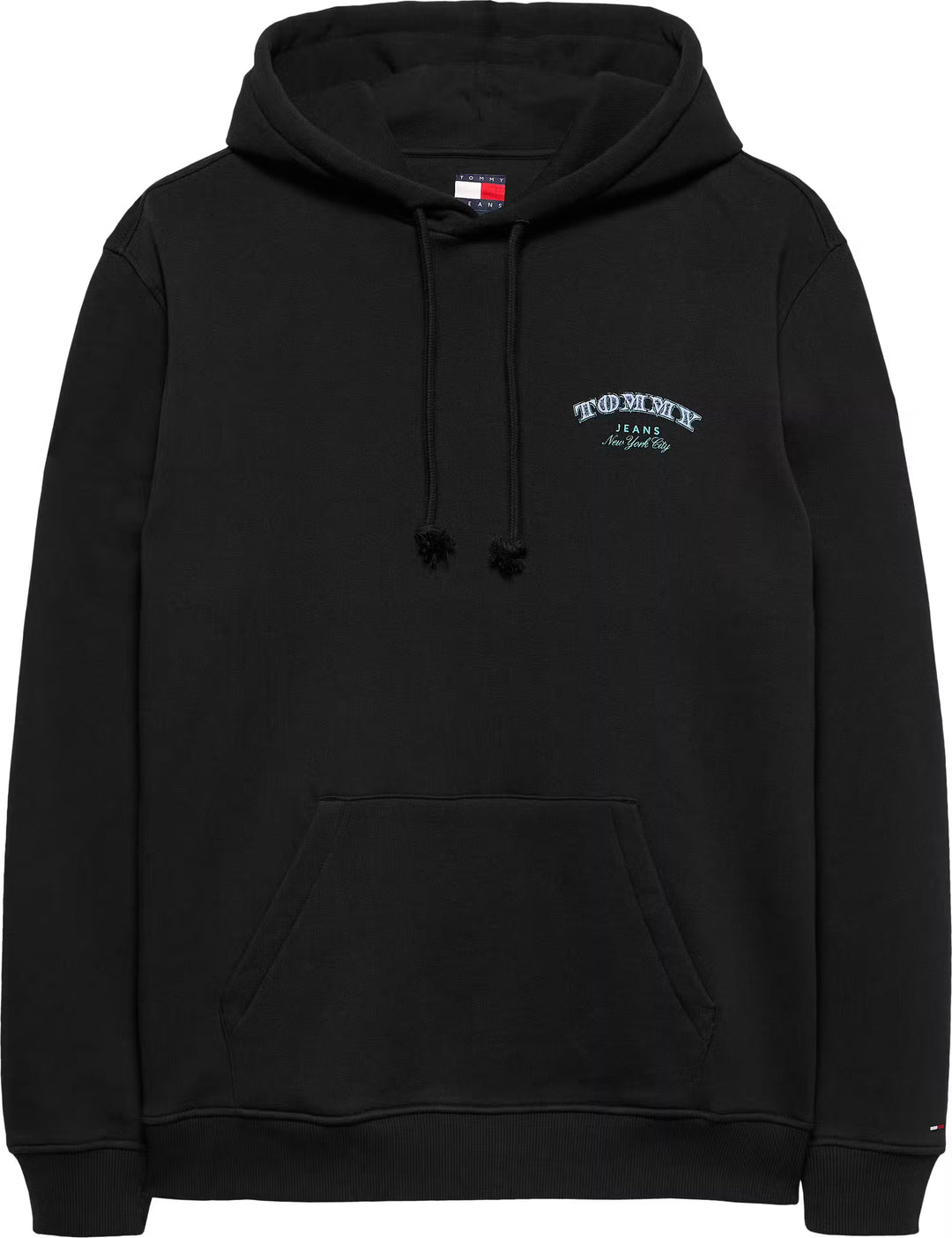 TOMMY JEANS REG DOLLAR STACK HOODIE - BLACK
