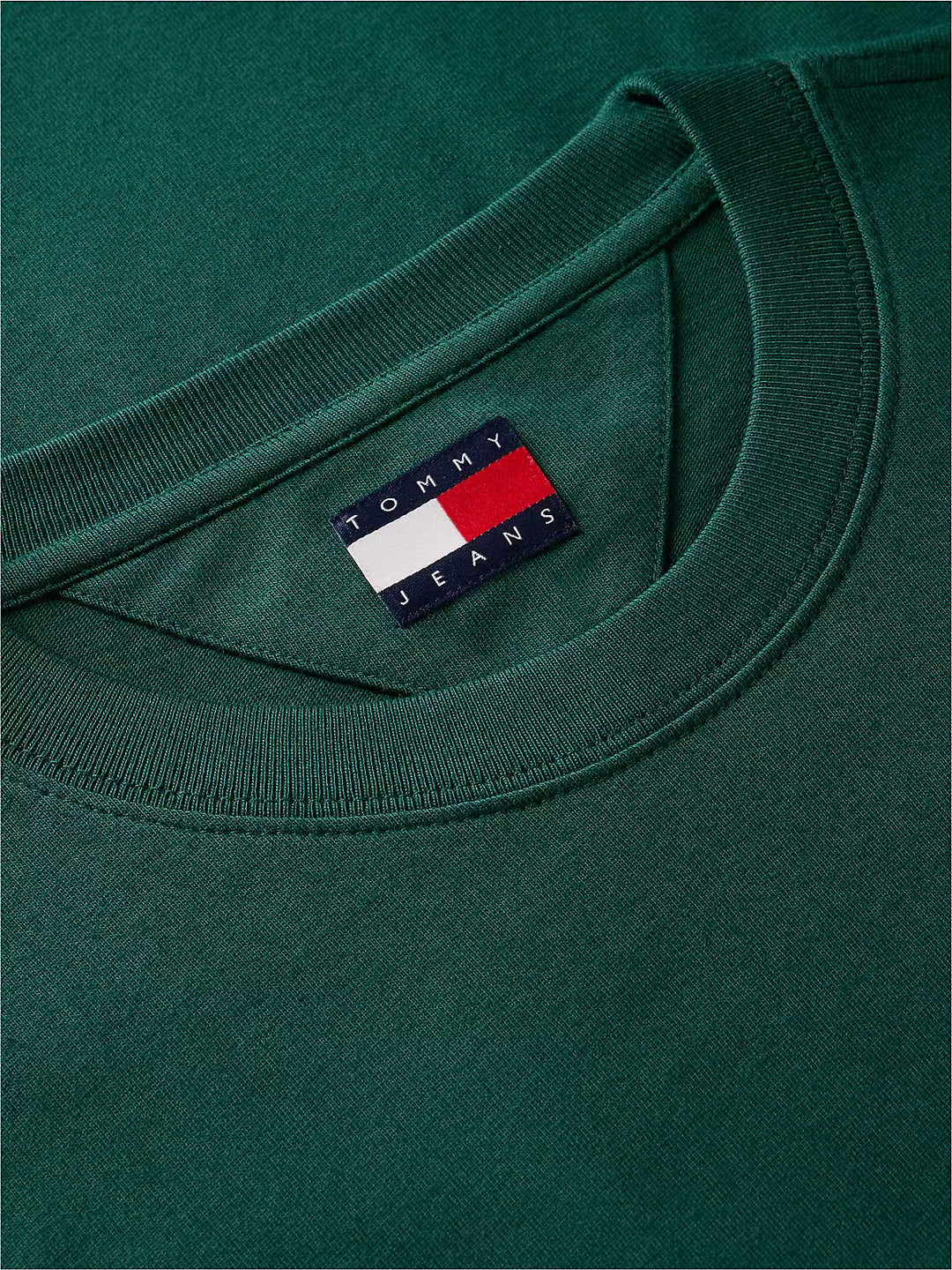 TOMMY JEANS REG SFLAG SS TEE - GREEN