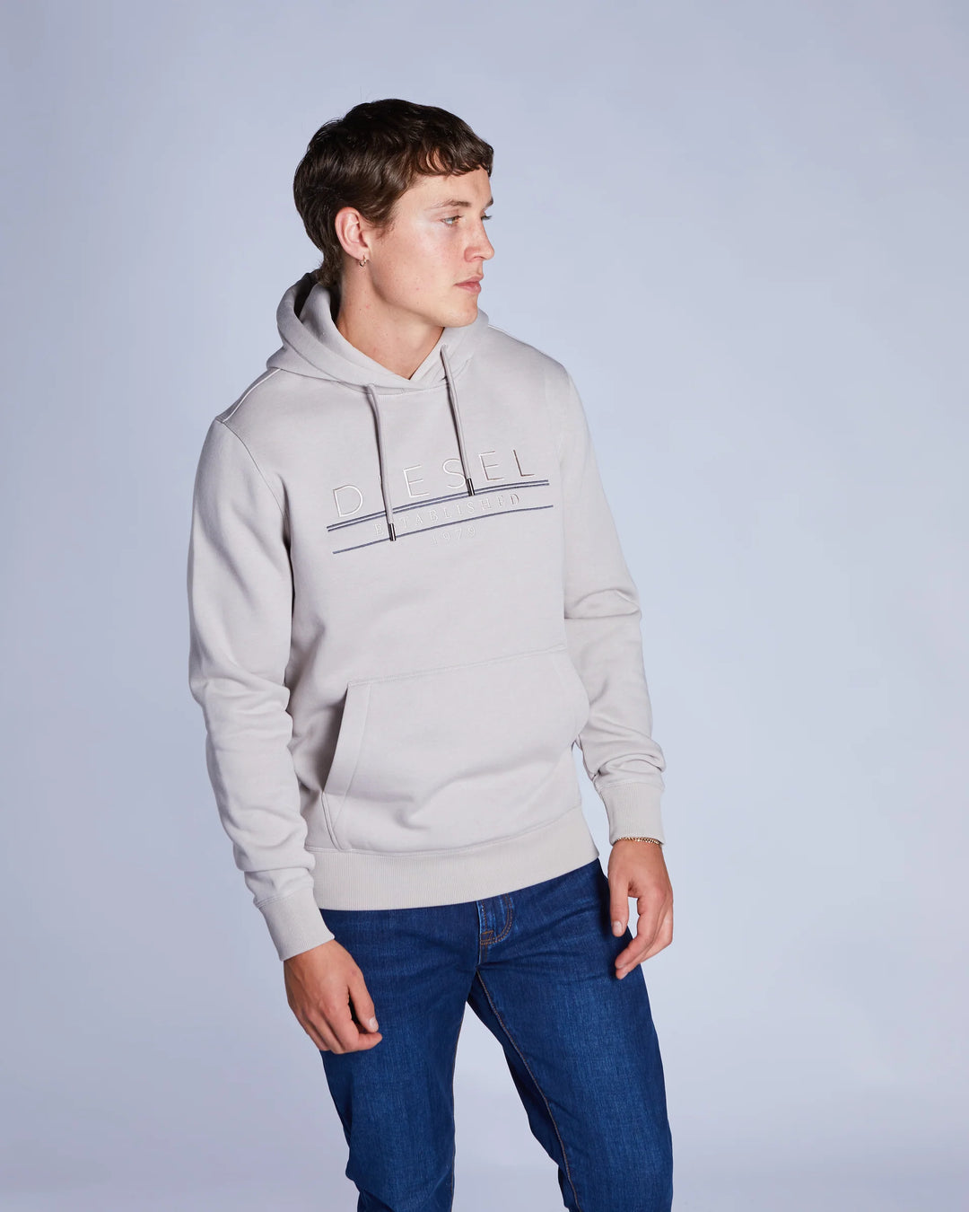 DIESEL DON HOODIE - BEACHCOMBER