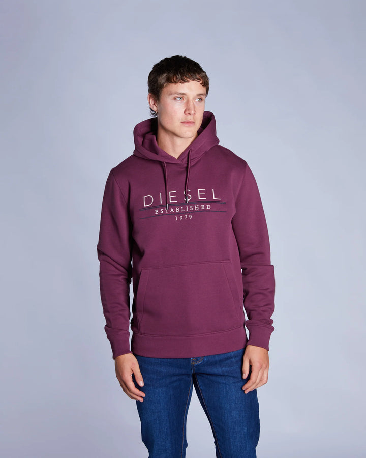 DIESEL DON HOODIE - FIG