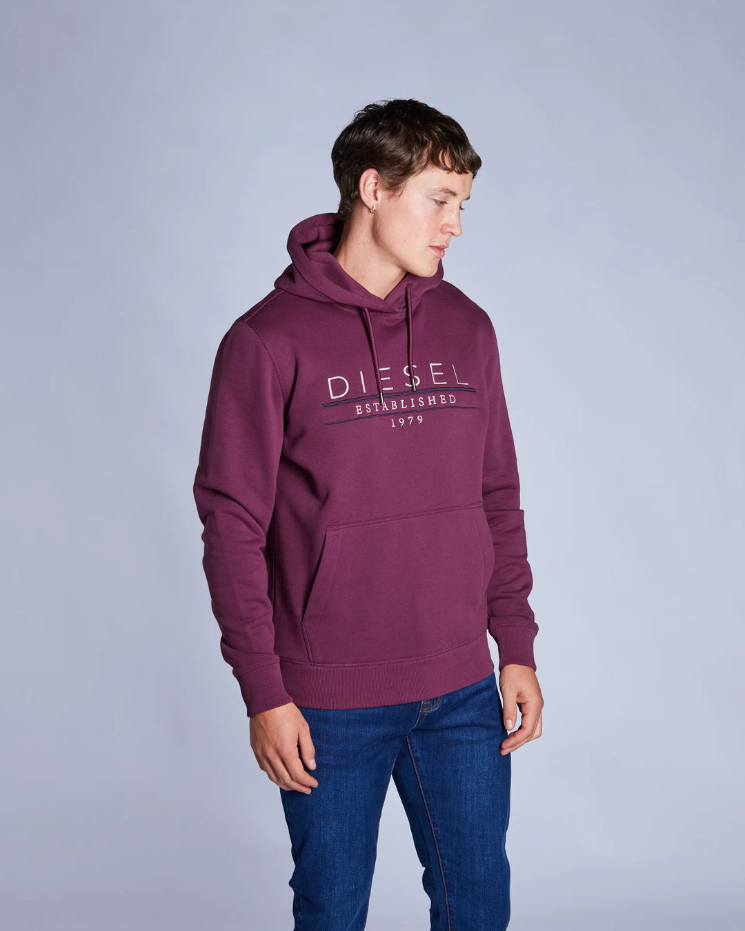 DIESEL DON HOODIE - FIG