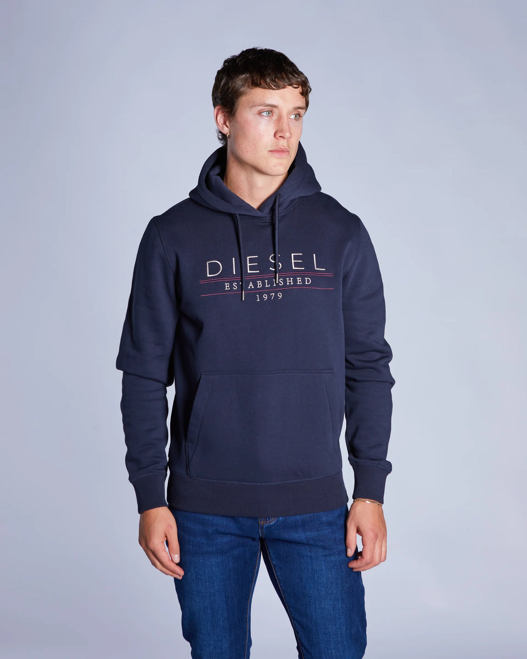 DIESEL DON HOODIE - SALUTE NAVY