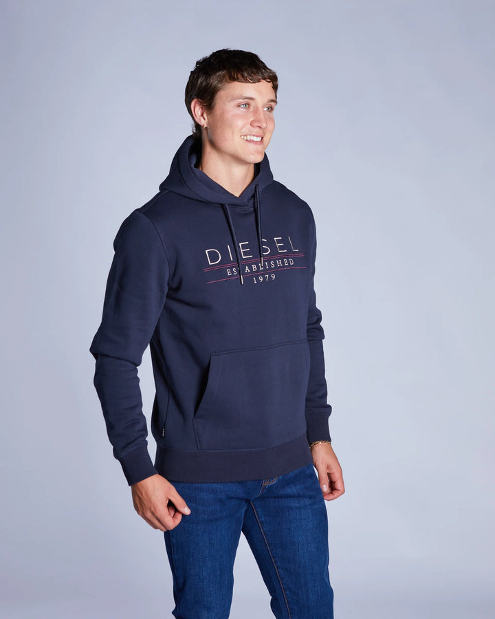 DIESEL DON HOODIE - SALUTE NAVY