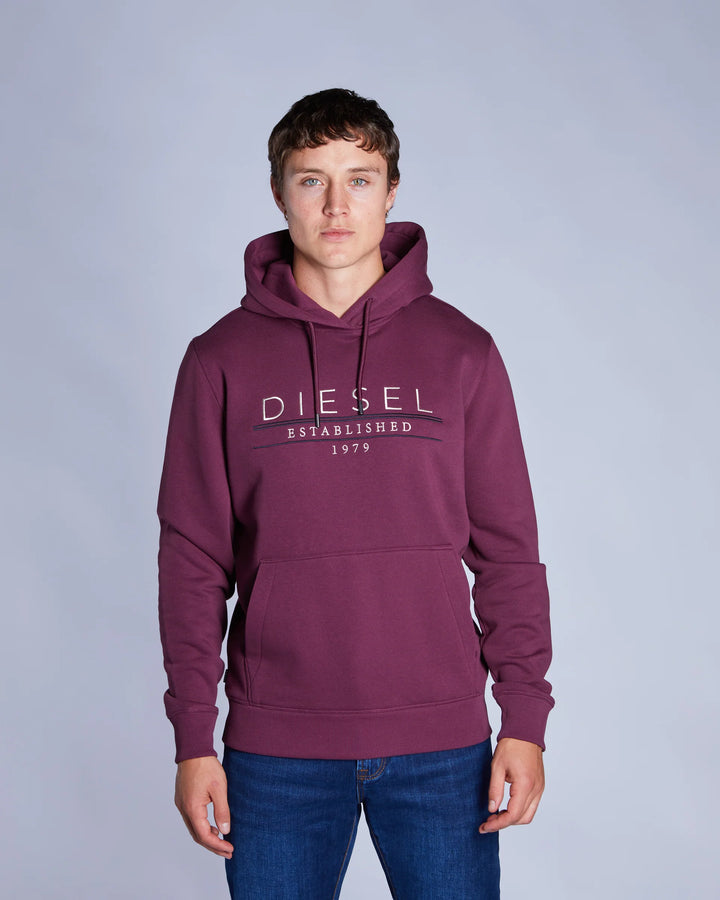 DIESEL DON HOODIE - FIG