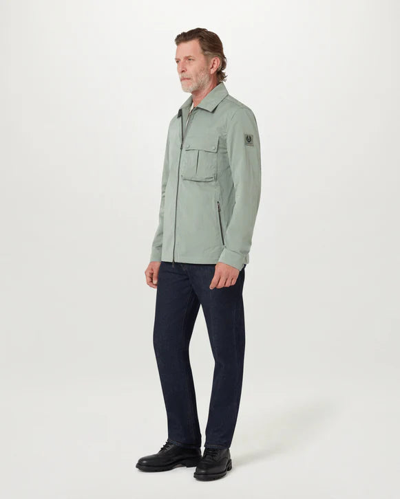 BELSTAFF DROME OVERSHIRT - SAGE GREEN